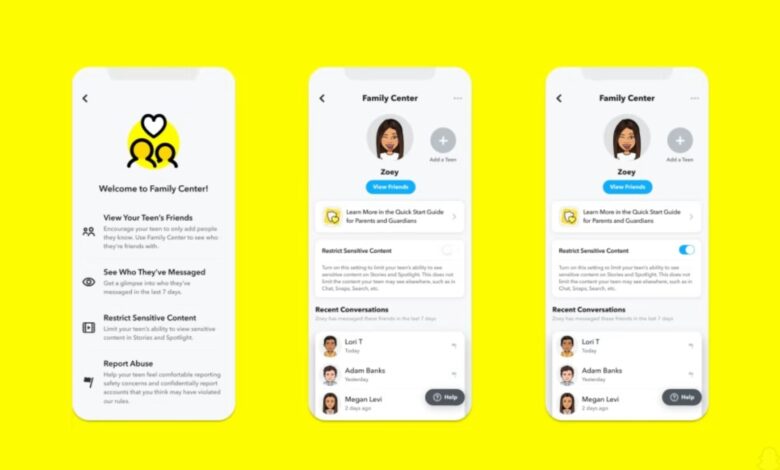Snapchat agrega nuevos controles parentales que bloquean el contenido 'sensible' y 'sugerente' para que los adolescentes no lo vean