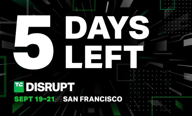 Solo quedan 5 días para ahorrar $1,000 en pases Disrupt