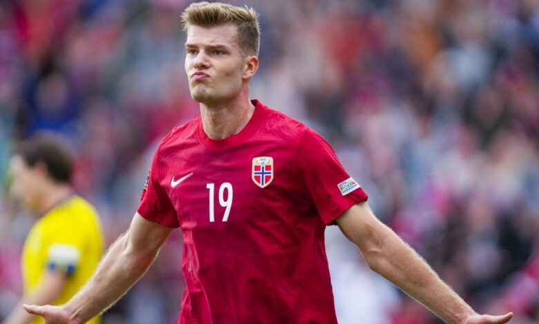 Sorloth jugará con Noruega contra España