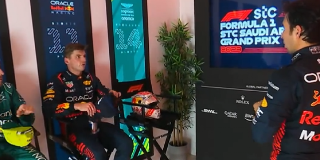 Tensión entre Pérez y Verstappen tras la carrera por lo que sucedió en la última vuelta