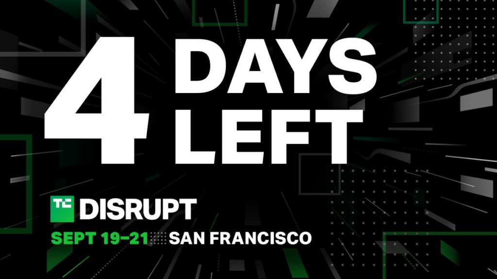 Tic, tac: quedan 4 días para ahorrar $1,000 en pases Disrupt