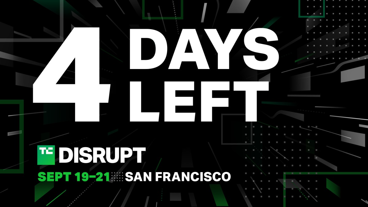 Tic, tac: quedan 4 días para ahorrar $1,000 en pases Disrupt