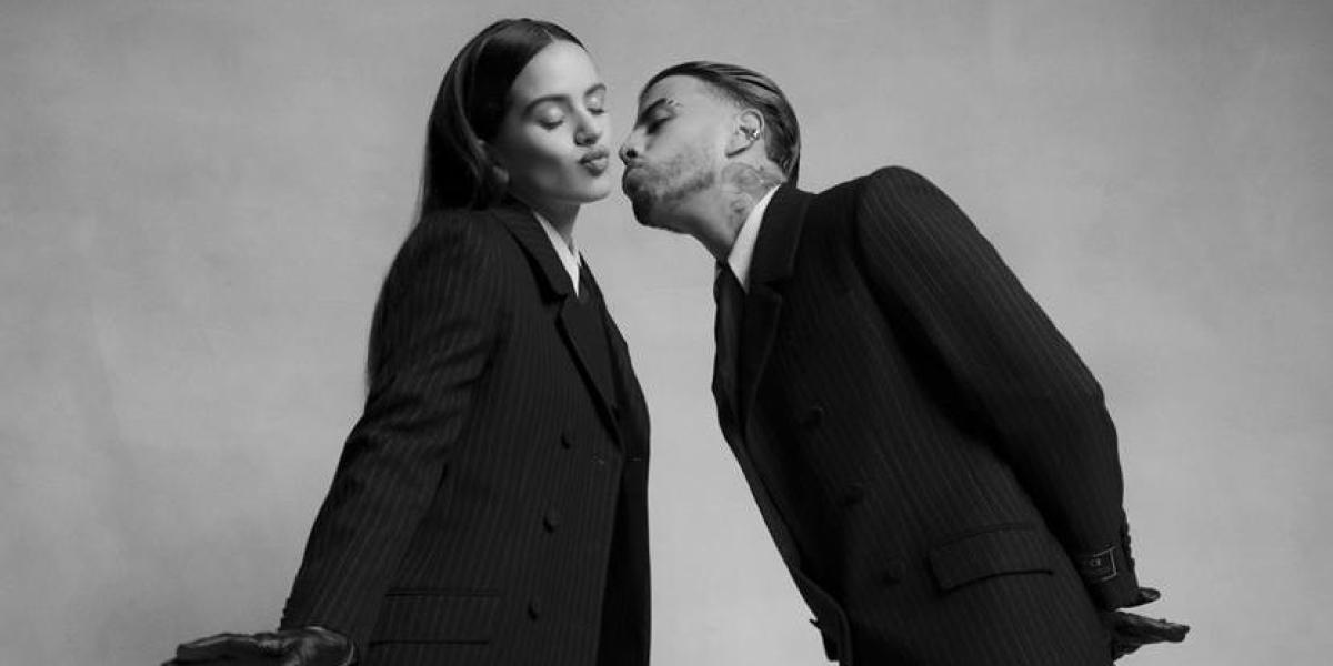 Todos los detalles de la espectacular primera portada de Rosalía y Rauw juntos