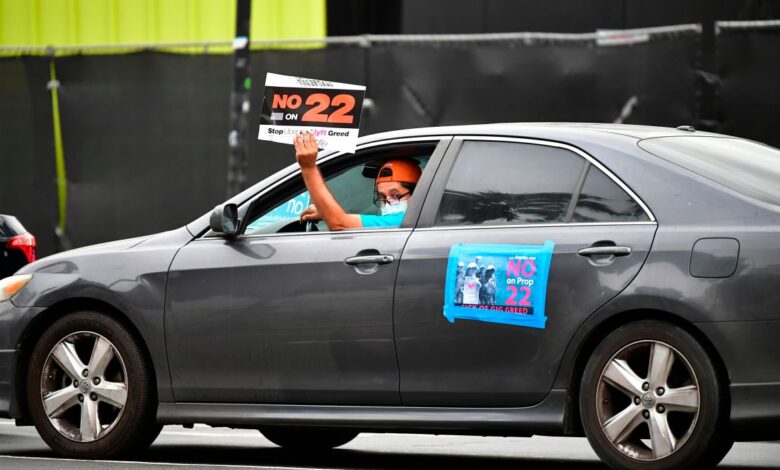 Tribunal de California confirma la Proposición 22 en victoria para Uber, Lyft, DoorDash