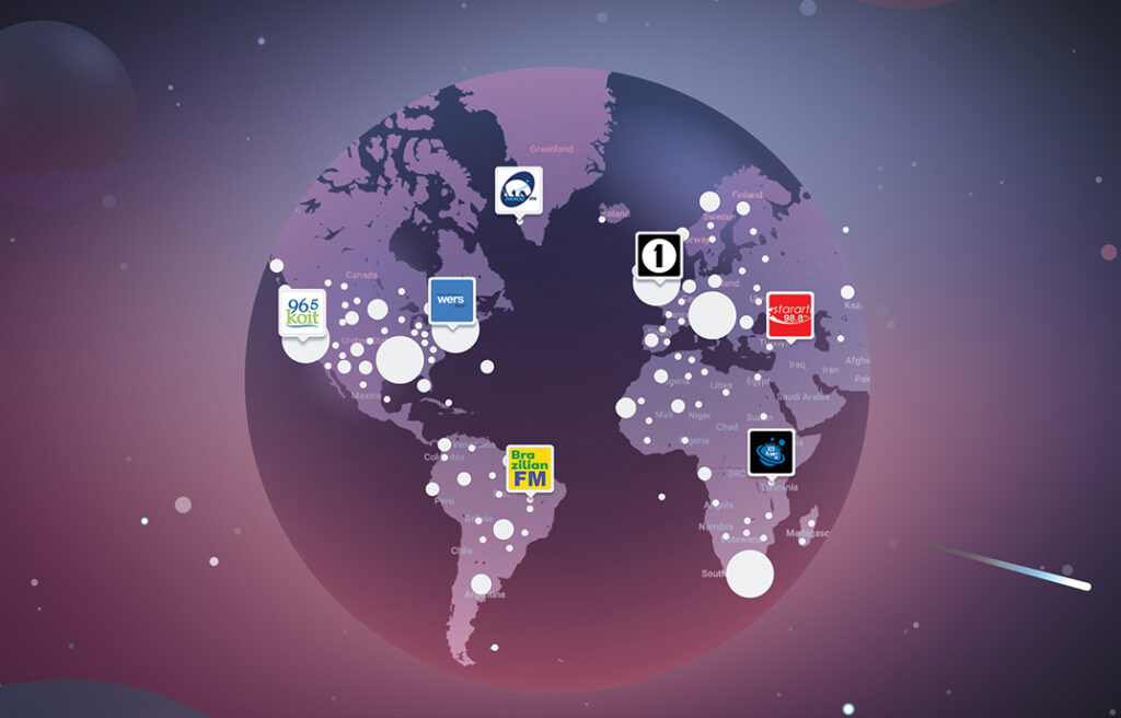 TuneIn lanza su experiencia de mapas inmersivos para oyentes móviles