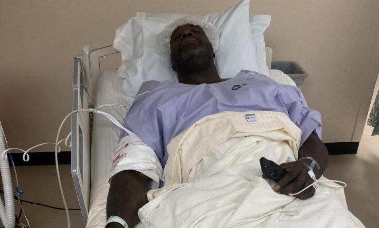 Una foto de Shaquille O'Neal en el hospital desata la preocupación de sus fans