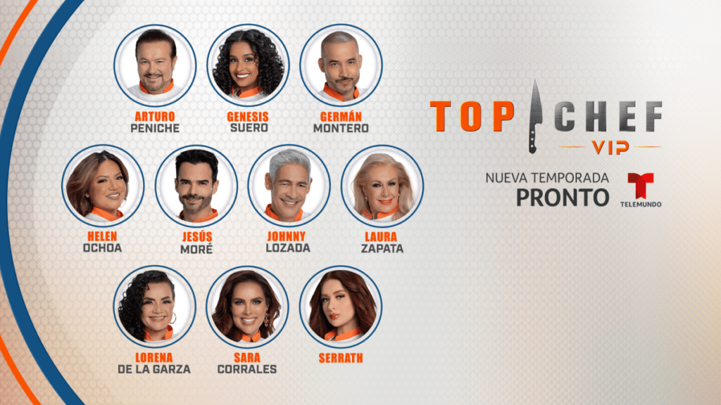 Uno por uno: revelan a 10 de los famosos que participarán en la nueva temporada de Top Chef VIP