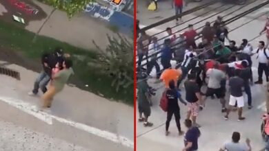 Video | Le propinan golpiza a asaltante que amagó a niña y a su padre en Perú