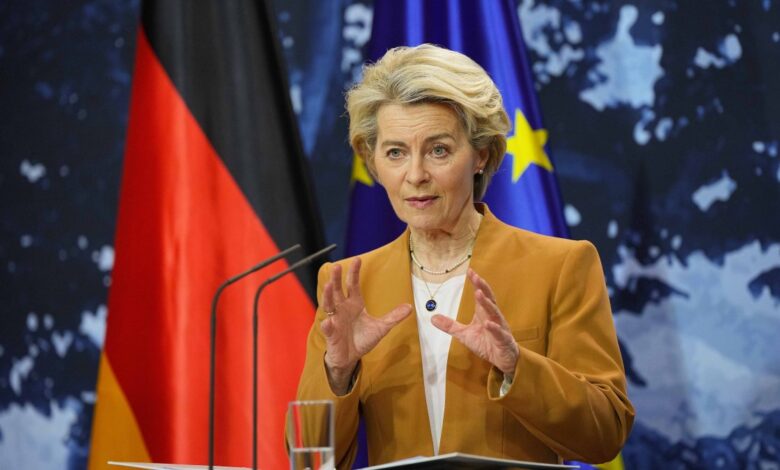 Von der Leyen relaciona a la invasión rusa de Ucrania con la Alemania nazi