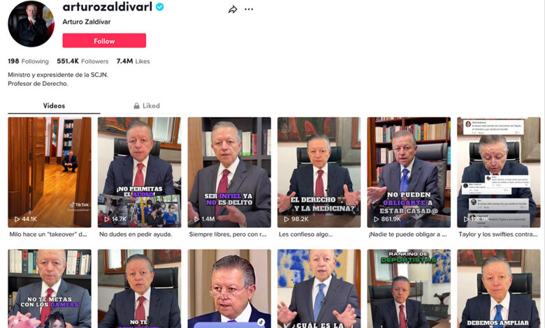 Zaldívar dice que él maneja sus redes, aunque contrató a 'tiktokero'