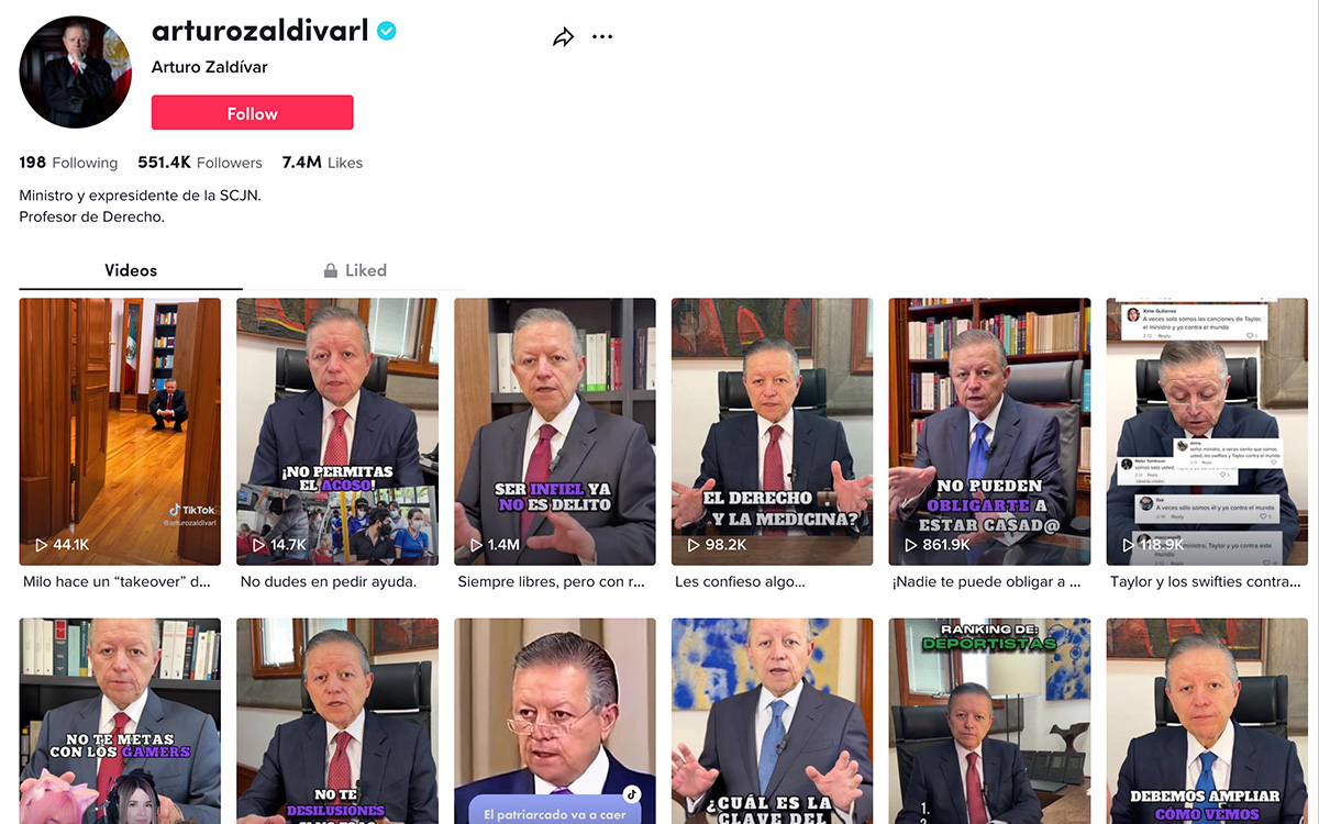 Zaldívar dice que él maneja sus redes, aunque contrató a ‘tiktokero’