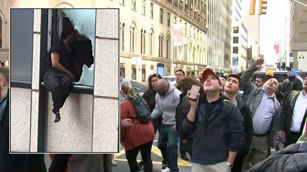 hombre sale por ventana de rascacielos en medio de enfrentamiento con FBI en NYC, según fuentes