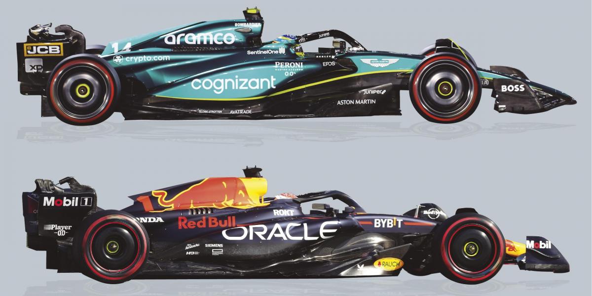 ¿Es el Aston Martin tan parecido al Red Bull RB19?