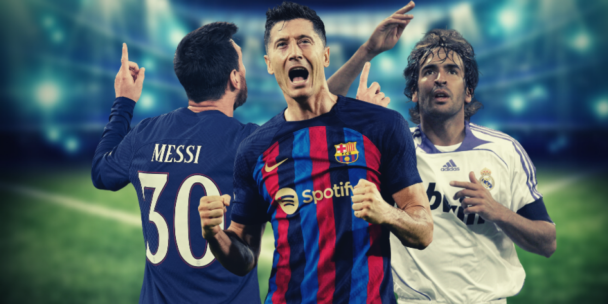 ¿Qué hicieron los 5 máximos goleadores de Champions a los 25 partidos? ¡Haaland se los come!