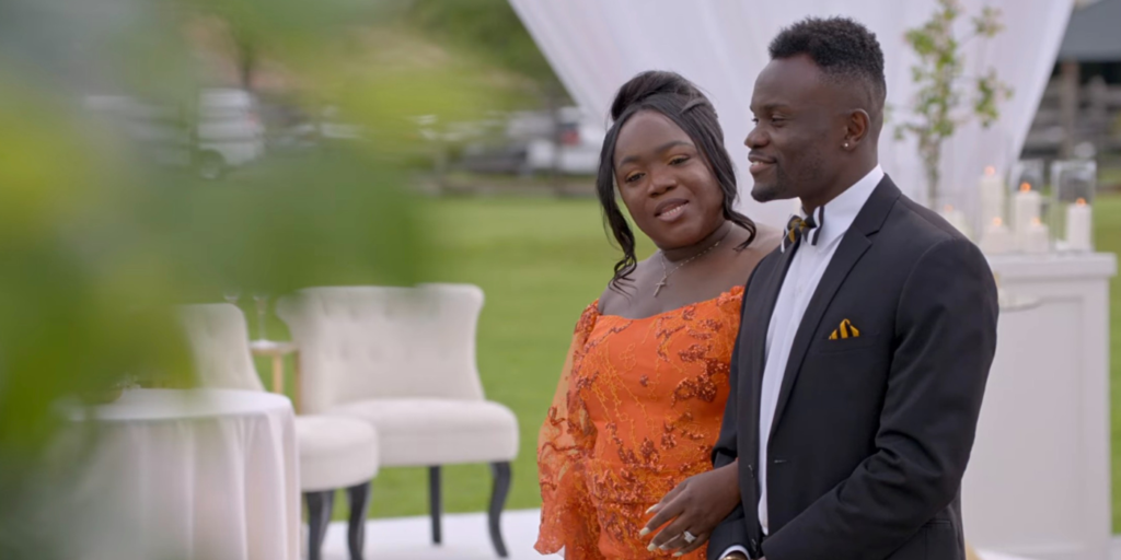 Kwame Sister Barbara Fake Mom Love Is Blind at wedding