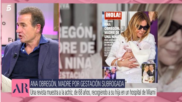 Alessandro Lequio en el plató de 'El Programa de Ana Rosa'. / Telecinco