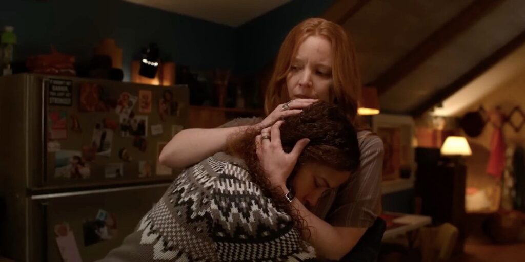 Yellowjackets Season-2 Taiss and Van hugging