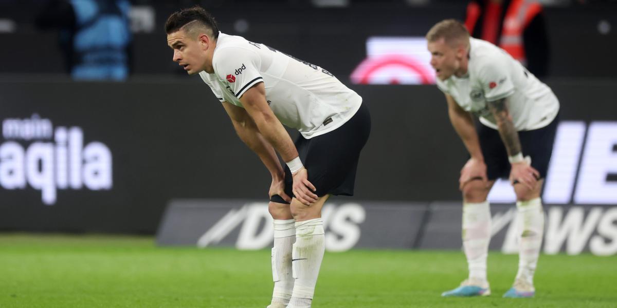 1-1: El Eintracht agranda su bache