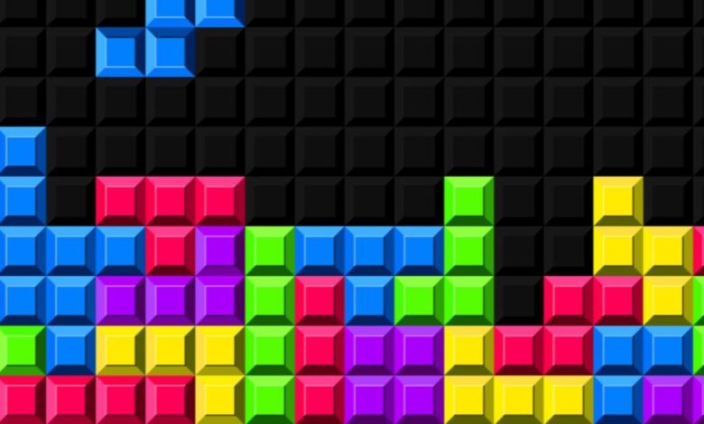 colorful Tetris blocks