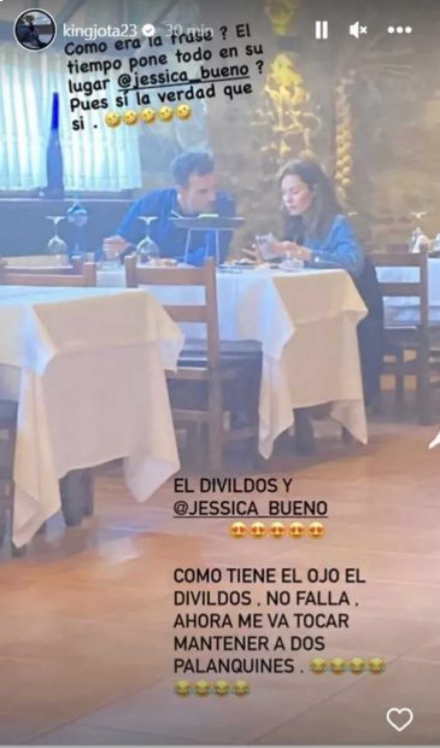 Stories de Instagram de Jota Peleteiro / Instagram