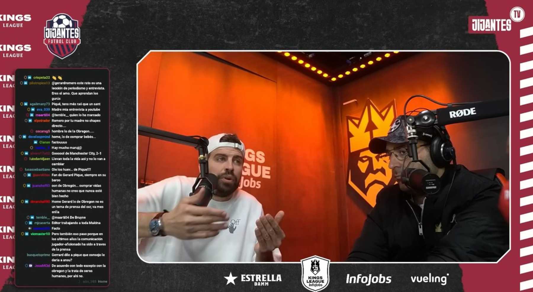 Gerard Piqué en una entrevista en Twitch / Twitch 