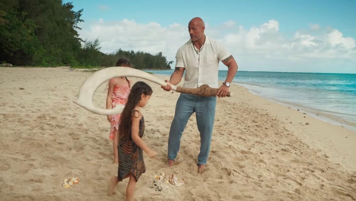Película de acción real de Moana con The Rock en 2026