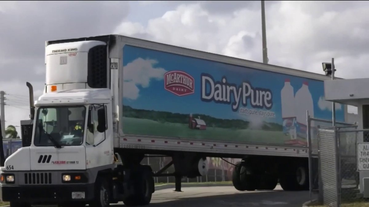 detienen a 6 personas por robo millonario de lácteos en Miami-Dade