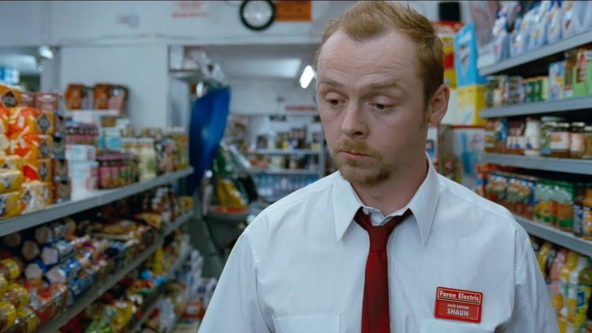 La estrella de Shaun of the Dead, Simon Pegg, celebra el aniversario de la película con una foto del disfraz original