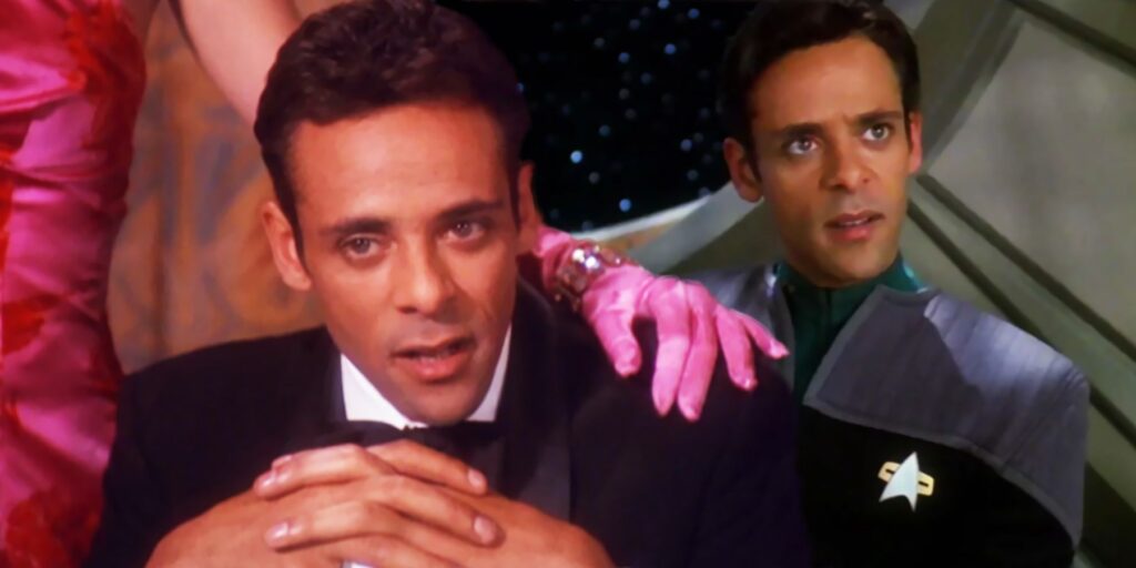 Alexander Siddig as Julian Bashir in Our Man Bashir and Doctor Bashir, I Presume?