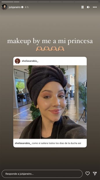 Storie de Julia Janeiro. / Instagram