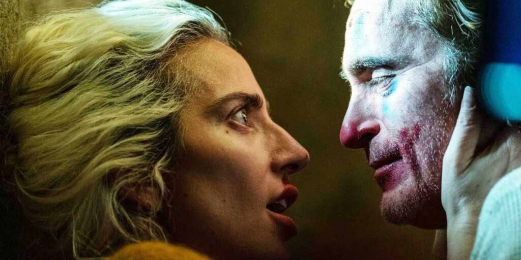 Joaquin Phoenix and Lady Gaga in Joker Folie a Deux pic