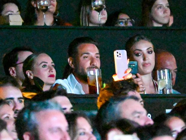 Antonio David, Marta Riesco y Rocío Flores en un concierto / Gtres