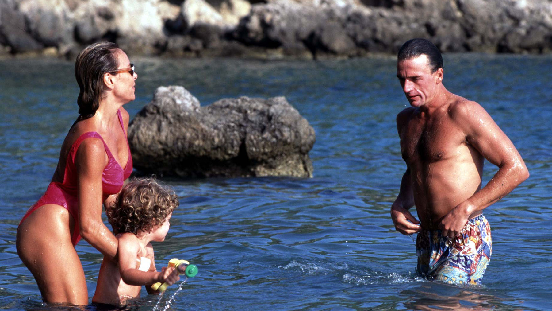Ana Obregón, Aless Lequio y Alessandro Lequio / Gtres