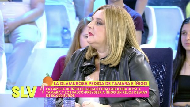 Pilar Vidal en 'Sálvame'. / Telecinco