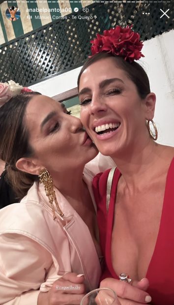 Storie de Anabel Pantoja con Raquel Bollo. / Instagram