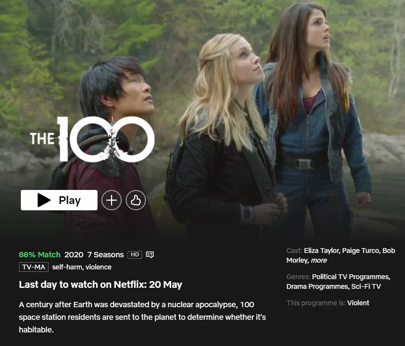 fecha de eliminación en el 100 canada