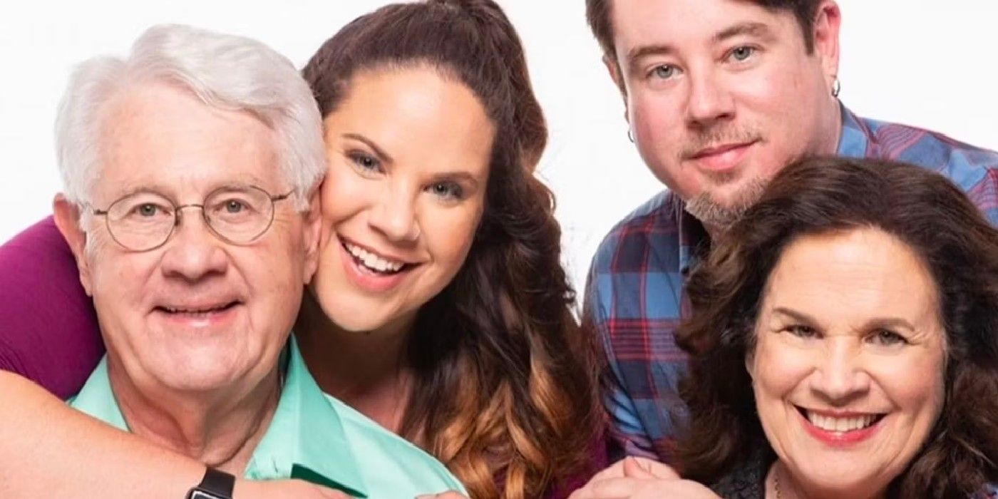 Whitney Thore and family for My Big Fat Fabulous Life promo