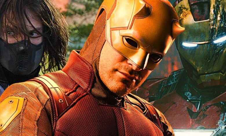 The Winter Soldier, Daredevil, and Iron Man