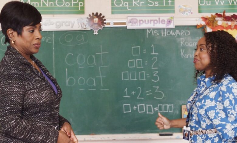 Barbara Howard and Janine Teagues in Abbott Elementary