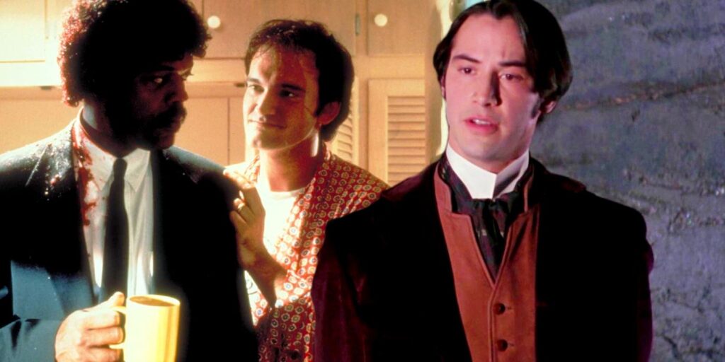 Great movies bad performances tarantino reeves