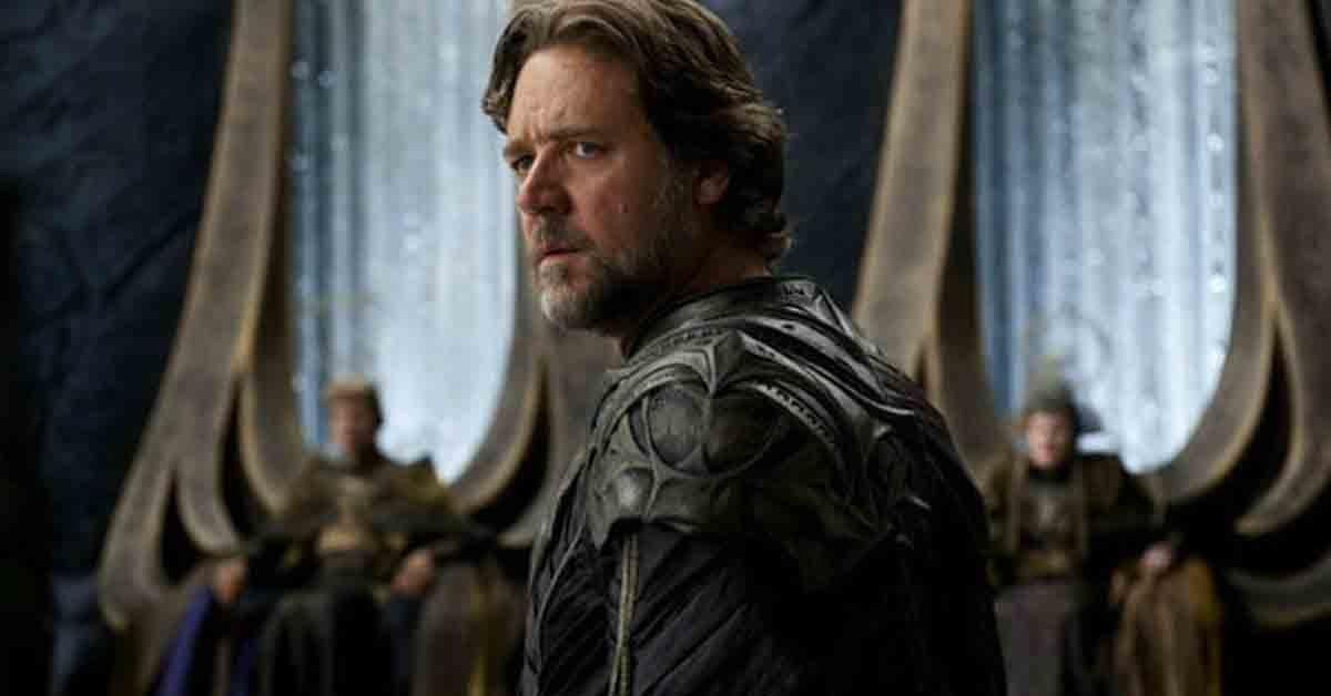 Russell Crowe tiene la respuesta perfecta para ser padre de Superman, Hércules y Kraven the Hunter