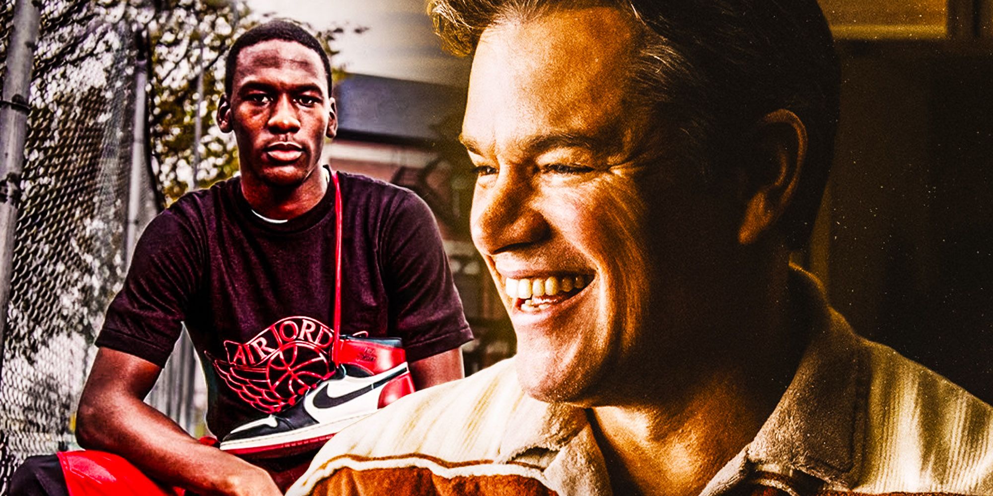 Air courting a legend matt damon michael jordan