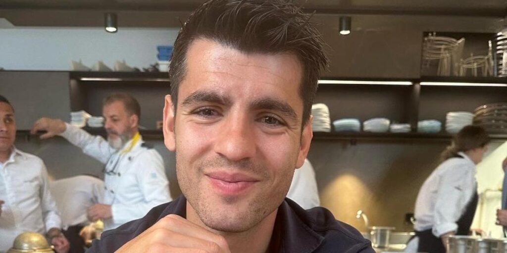 Álvaro Morata, 'pillado' en el restaurante favorito de los futbolistas del Barça