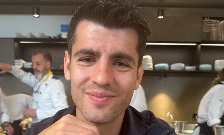 Álvaro Morata, 'pillado' en el restaurante favorito de los futbolistas del Barça
