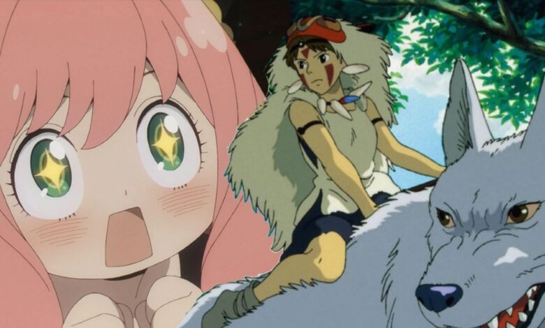 Anya Forger and Princess Mononoke