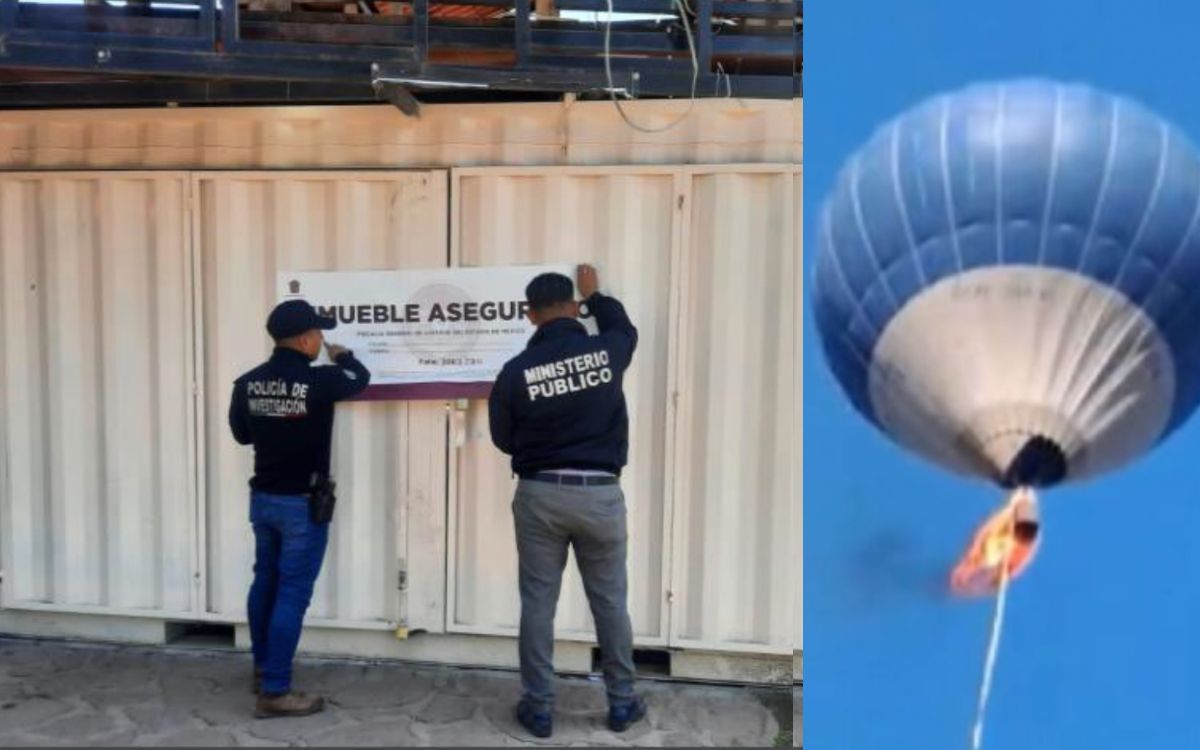 Aseguran inmuebles de operadora del globo incendiado en Teotihuacán