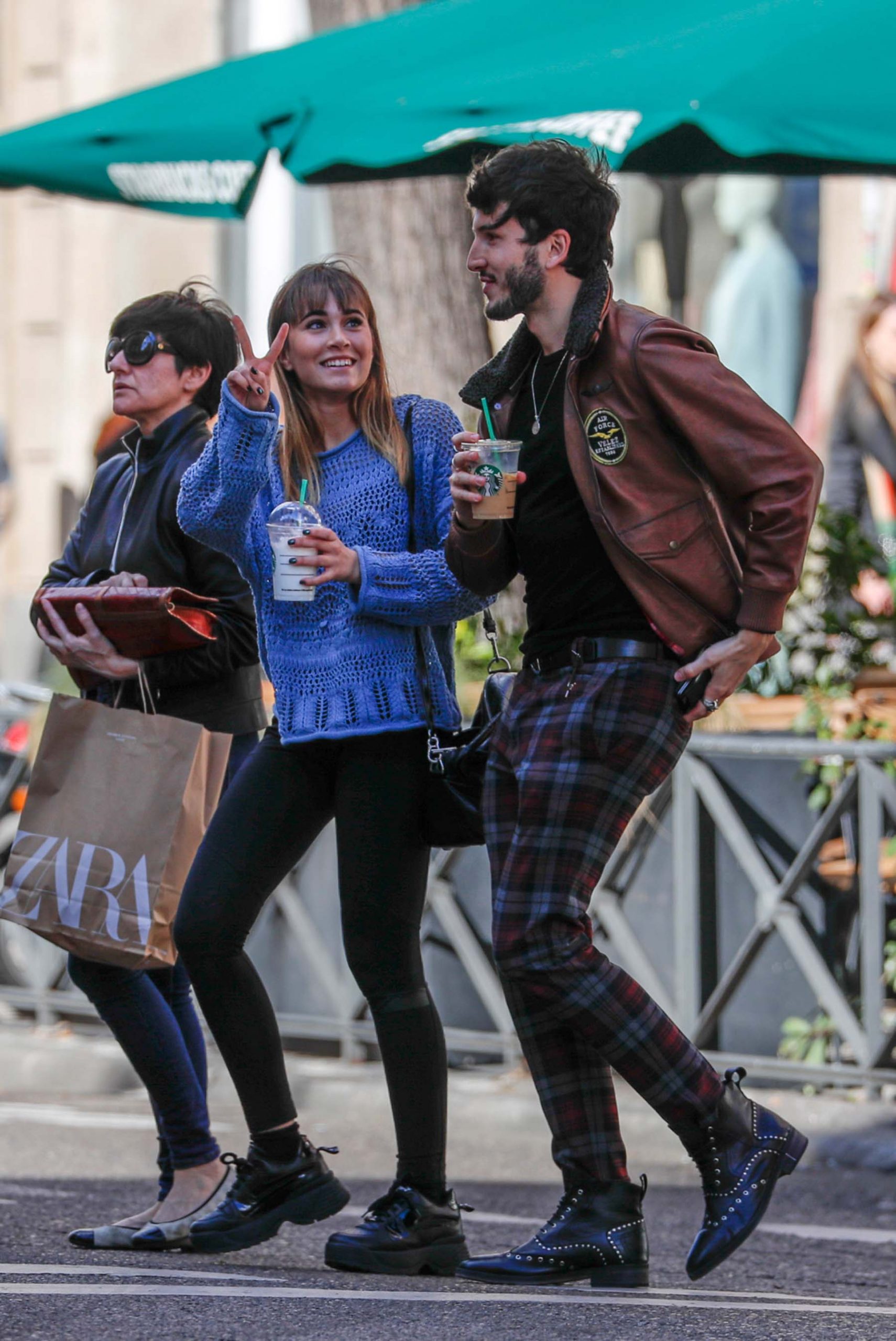 Aitana Ocaña y Sebastián Yatra en Madrid / Gtres