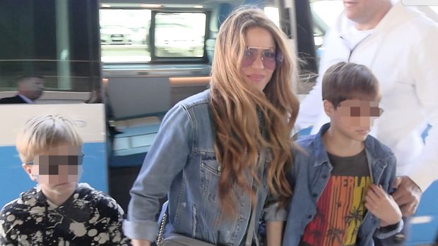 La cantante Shakira en Barcelona. / Gtres