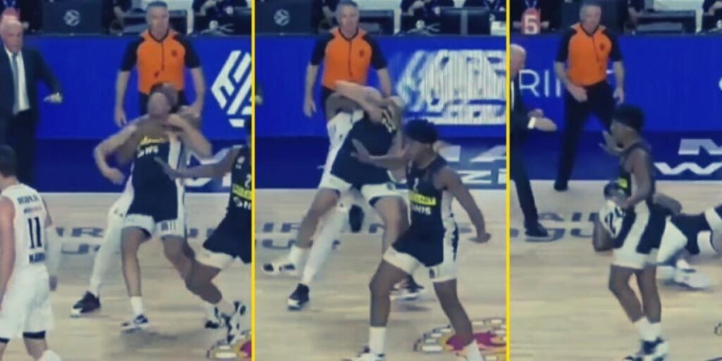 Así fue la brutal llave de karate de Yabusele a Exum