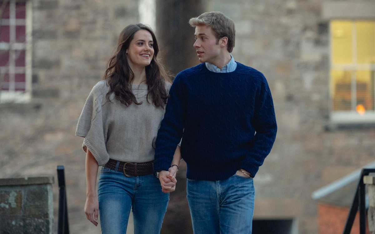 Así lucen Kate Middleton y el Príncipe William en The Crown